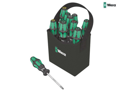 Wera - Kraftform Plus 2go 300 Screwdriver Set, 12 Piece SL/PH/PZ/TX