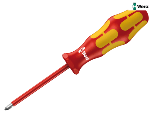 Wera - Kraftform Plus 162i VDE Insulated Screwdriver Phillips Tip PH2 x 100mm