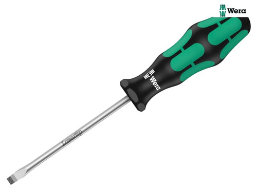 Wera - Kraftform 334 Screwdriver Flared Slotted Tip 6.0 x 125mm