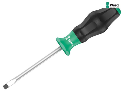 Wera - Kraftform 1334 Comfort Screwdriver Flared Slotted Tip 6.5 x 150mm
