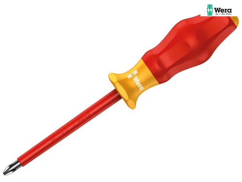 Wera - Kraftform Comfort VDE Screwdriver Phillips Tip PH2 x 100mm