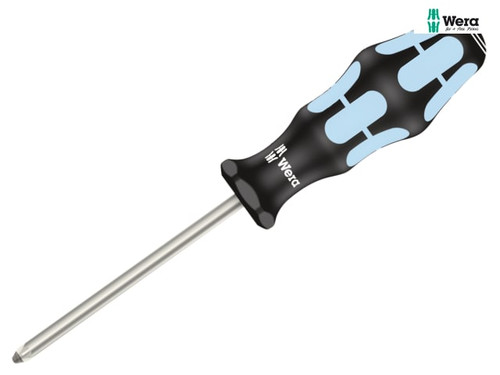 Wera - Kraftform Plus 3355 Stainless Steel Screwdriver Pozidriv Tip PZ2 x 100mm
