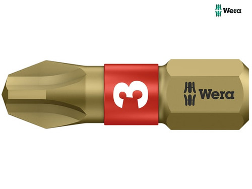 Wera - 851/1 BTH BiTorsion Phillips PH3 Insert Bit Extra Hard 25mm Pack 10