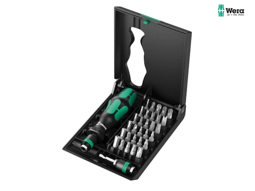 Wera - Kraftform Kompakt 71 Security Screwdriver Bit Set, 32 Piece