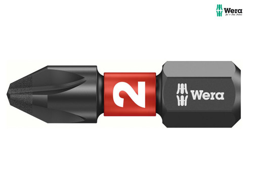 Wera - 851/1 Impaktor Insert Bit Phillips PH2 x 25mm (Box 10)