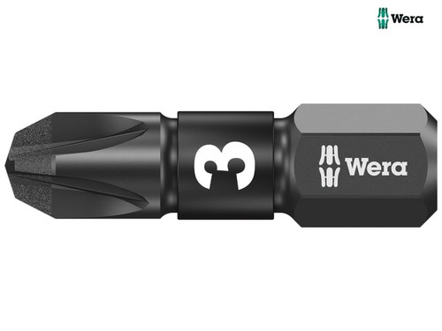 Wera - 855/1 Impaktor Insert Bit Pozi PZ3 x 25mm (Box 10)