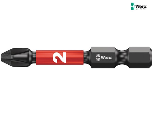 Wera - 851/4 Impaktor Insert Bit Phillips PH2 x 50mm (Box 5)