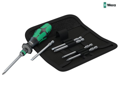 Wera - Kraftform Kompakt 40 Screwdriver Bit Holding Set, 7 Piece
