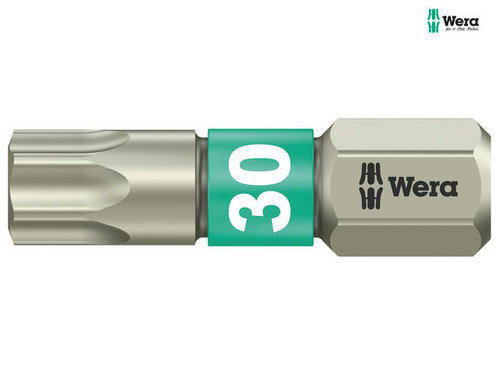 Wera - 3867/1 TS Torx TX30 Torsion Stainless Steel Insert Bit 25mm