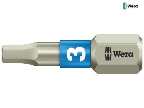 Wera - 3840/1 TS Torsion Stainless Steel Insert Bit Hex 3.0 x 25mm