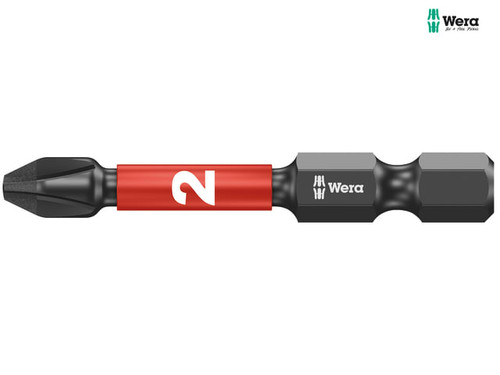Wera - 851/4 Impaktor Insert Bit Phillips PH2 x 50mm Carded