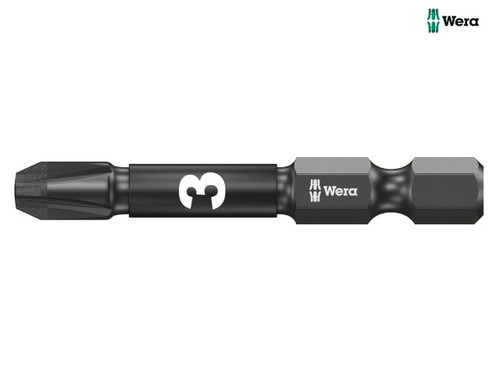 Wera - 855/4 Impaktor Insert Bit Pozi PZ3 x 50mm Carded