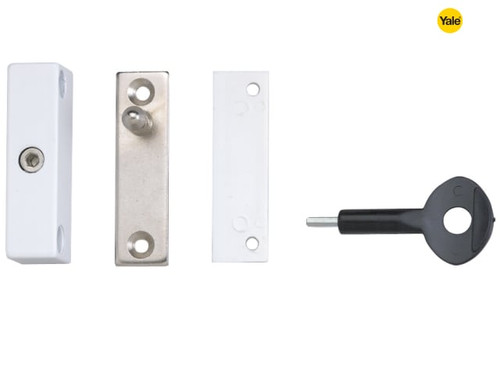 Yale Locks - P118 Auto Window Lock White Finish Pack of 1