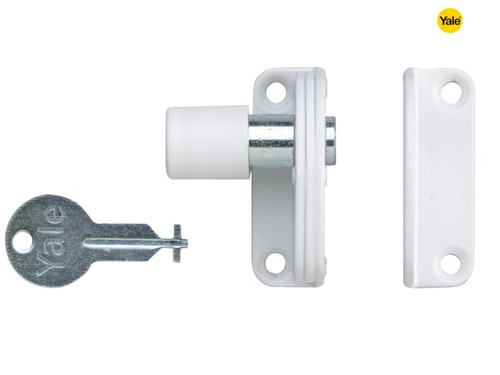 Yale Locks - P123 Sash Window Presslock White