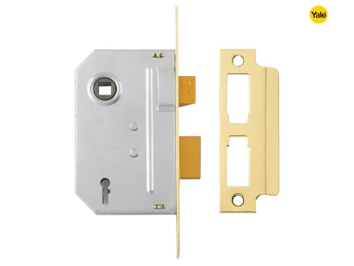 Yale Locks - PM246 Internal 2 Lever Mortice Sashlock Polished Brass 80mm 3in