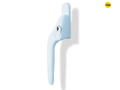 Yale Locks - White Offset Locking PVCu Window Handle Left