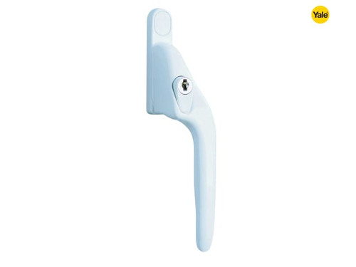 Yale Locks - White Offset Locking PVCu Window Handle Right
