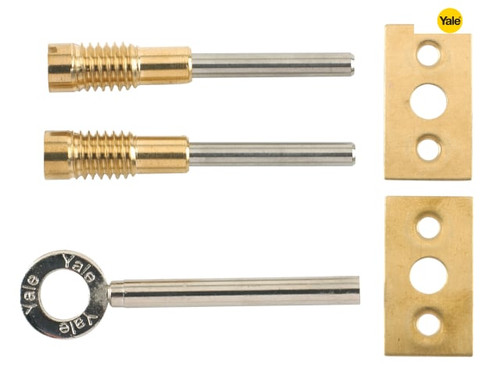 Yale Locks - 8013 Dual Screw Window Lock Brass Finish Pack of 2