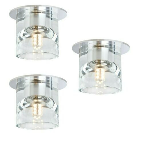 Paulmann 920.21 Ceiling Light Quality Line 3 x 1W LED 12V - G4 - Silver / Chrome