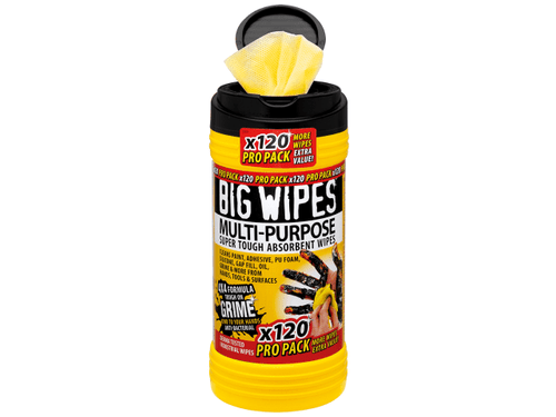 Big Wipe 4x4 Multi-Purpose Cleaning Wipes Tub of 120 - Big Wipe 2412