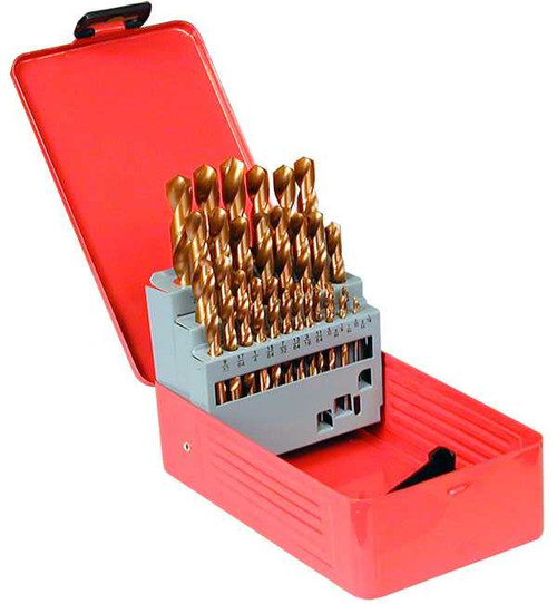 VOLKEL - HSS TIN COAT DRILL SET 1/16 - 1/2 -  VOL-LDTS/004
