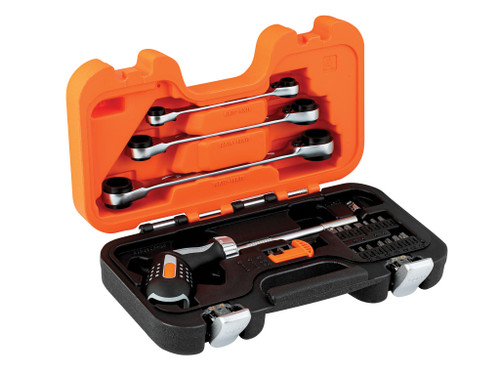 Bahco - Pistol Grip Ratcheting Screwdriver Set, 25 Piece