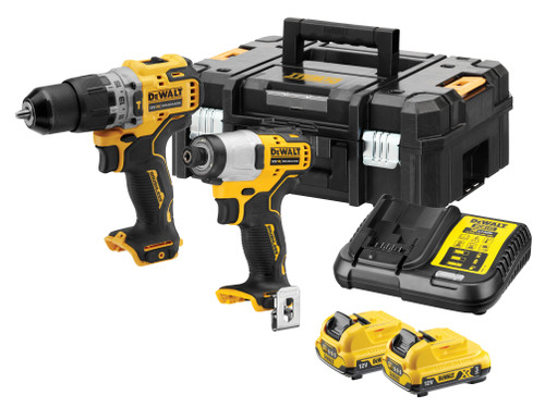 DeWALT - DCK2111L2T XR Brushless Sub-Compact Twin Pack 12V 2 x 3.0Ah Li-ion