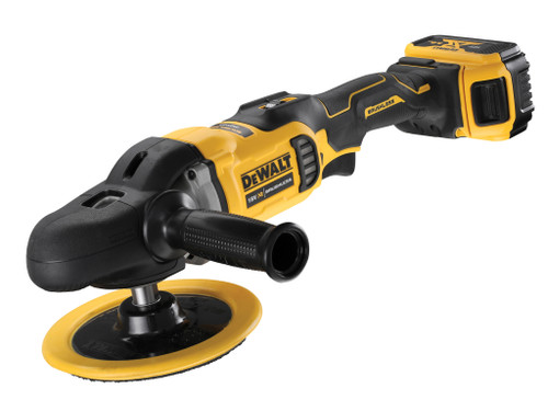 DeWALT - DCM849P2 XR Brushless Rotary Polisher 180mm 18V 2 x 5.0Ah Li-ion