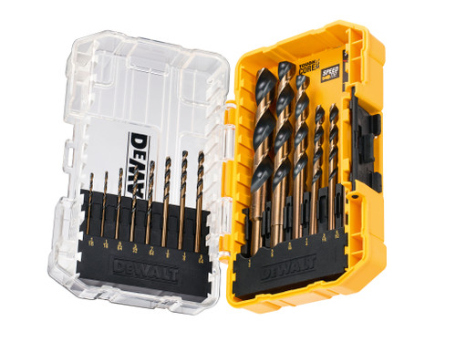 DeWALT - DT70727 Black & Gold HSS Drill Set, 14 Piece