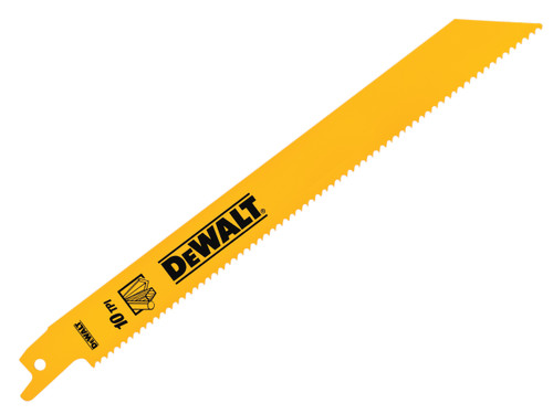 DeWALT - Bi-Metal General Purpose Reciprocating Blade 203mm x 10 TPI (Pack 5)