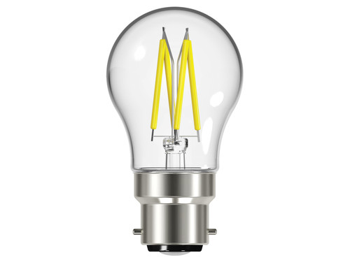 Energizer - LED BC (B22) Golf Filament Non-Dimmable Bulb, Warm White 470 lm 4W