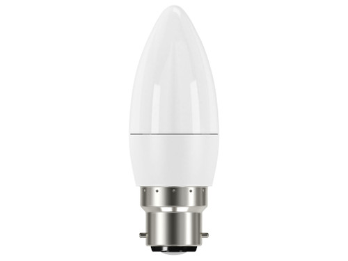 Energizer - LED BC (B22) Opal Candle Non-Dimmable Bulb, Warm White 250 lm 3.4W