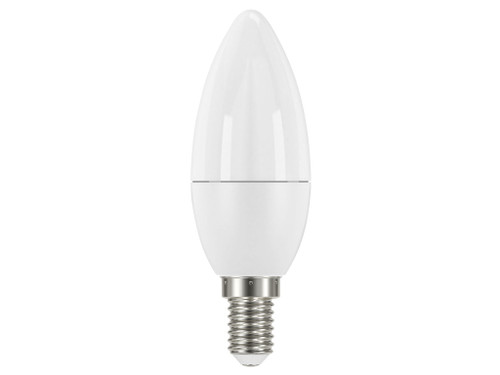 Energizer - LED SES (E14) Opal Candle Non-Dimmable Bulb, Warm White 470 lm 5.9W