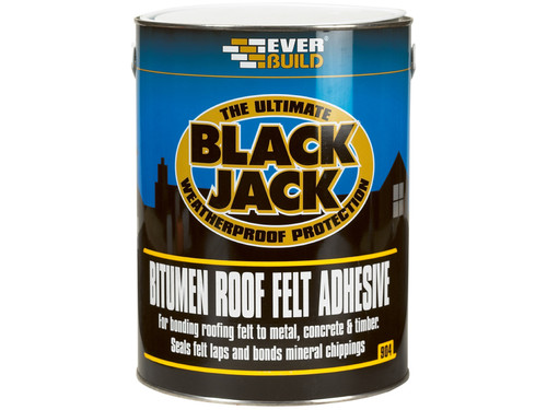 Everbuild - Black Jack® 904 Bitumen Roof Felt Adhesive 5 litre