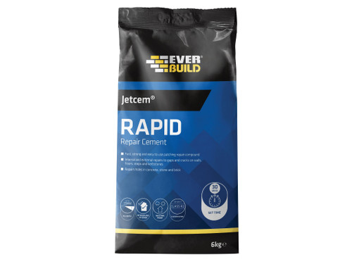 Everbuild - Rapid Set Cement 12kg (4 x 3kg Packs)