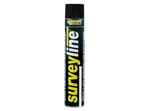 Everbuild - Survey Line® Marker Spray Black 700ml