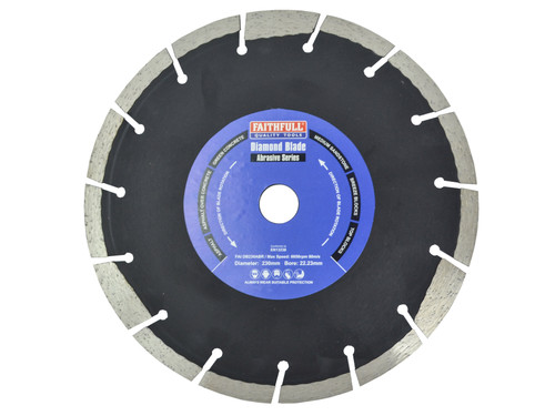 Faithfull Tools - Abrasive Diamond Blade 230 x 22.23mm