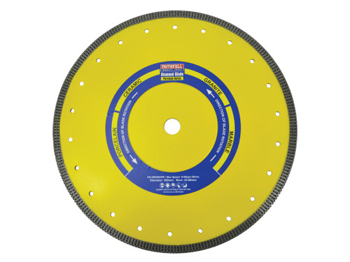 Faithfull Tools - Porcelain Diamond Blade 300 x 20mm