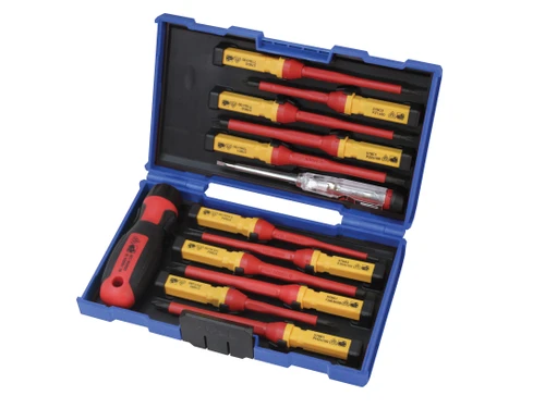 Faithfull Tools - Interchangeable VDE Screwdriver Set, 13 Piece