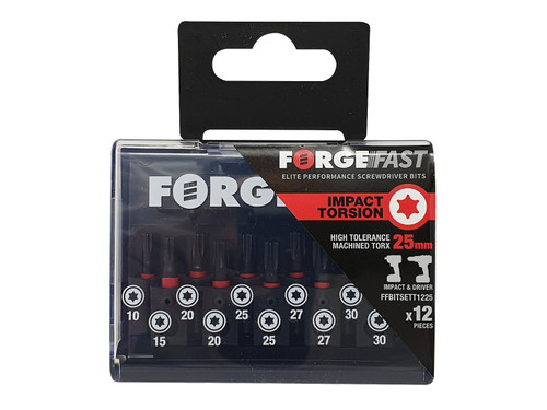 ForgeFix - ForgeFast TORX® Compatible Impact Bit Set, 12 Piece