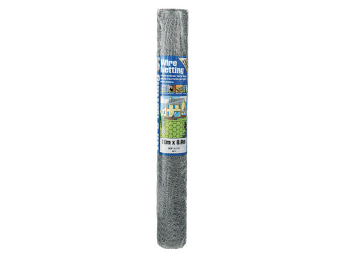 Gardman - Galvanised Wire Netting 13mm² Hexagon, 10 x 0.6m