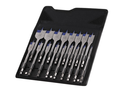 Irwin Tools - Blue Groove 4X Flat Bit Set, 17 Piece