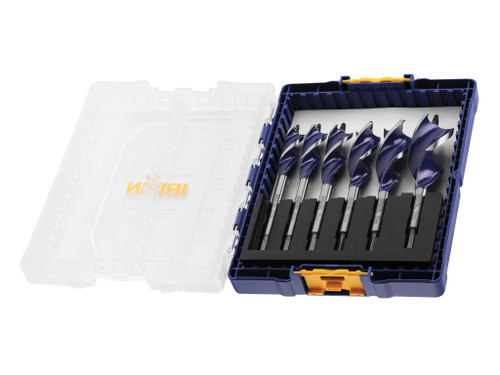 Irwin Tools - Blue Groove 6X Wood Bit Set, 6 Piece