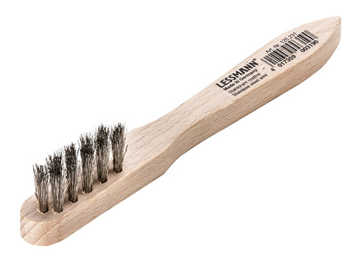 Lessmann - Spark Plug Brush 3 Row Stainless Steel Wire
