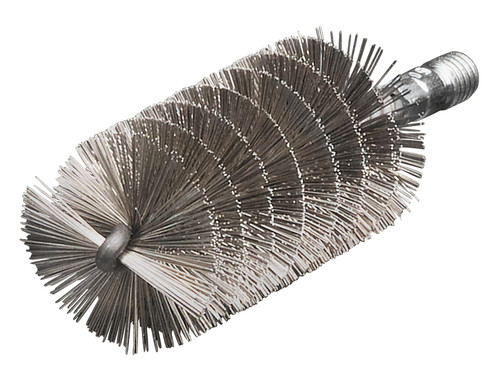 Lessmann - Threaded Tube Brush 30mm Stainless Steel Wire
