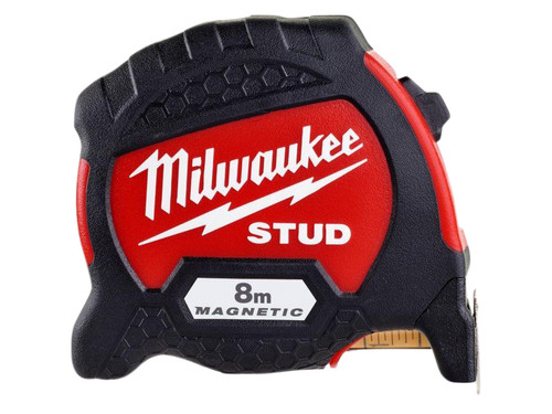 Milwaukee Hand Tools - STUD II Magnetic Tape Measure 8m (Width 33mm) (Metric only)