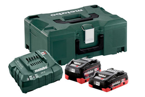 Metabo - Basic-Set LiHD 18V 1 x 4.0Ah & 1 x 5.2Ah