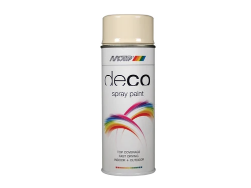 PlastiKote - Deco Spray Paint High Gloss RAL 1013 Oyster White 400ml