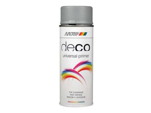 PlastiKote - Deco Spray Primer Grey 400ml