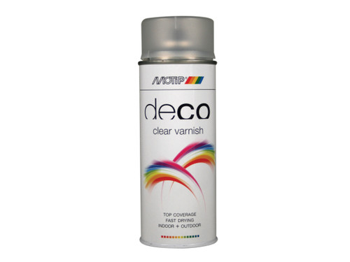 PlastiKote - Deco Spray Clear Lacquer Satin Matt 400ml